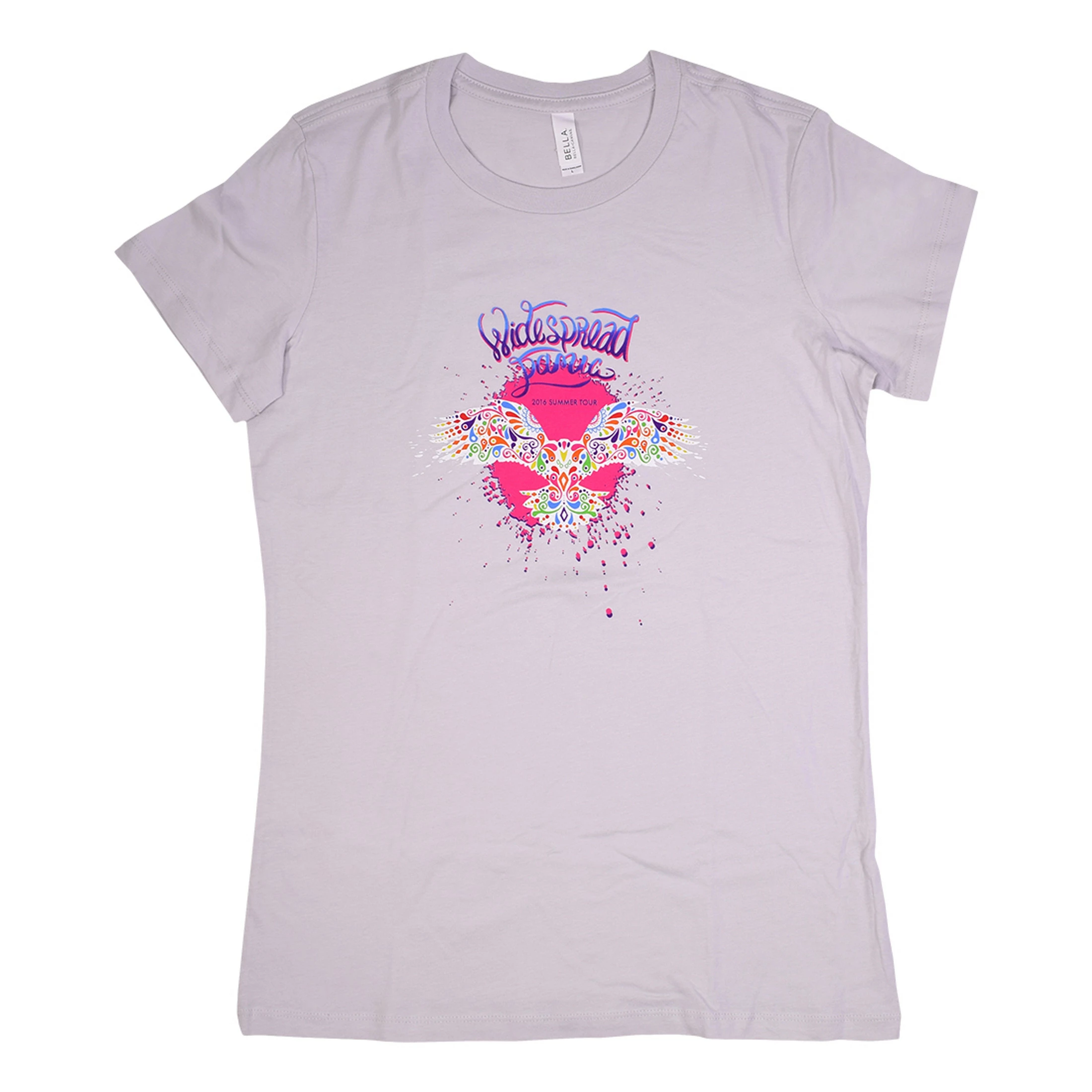 Widespread Panic 2016 Summer Tour Light Grey Juniors Long Length T-Shirt 4 Widespread Panic 2016 Summer Tour Light Grey Juniors Long Length T-Shirt - Image 2