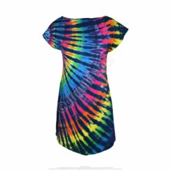 Rainbow Black Streak Womens Unprinted Tie-Dye Sundress -MLB Shop SD003f 41504.1459448840