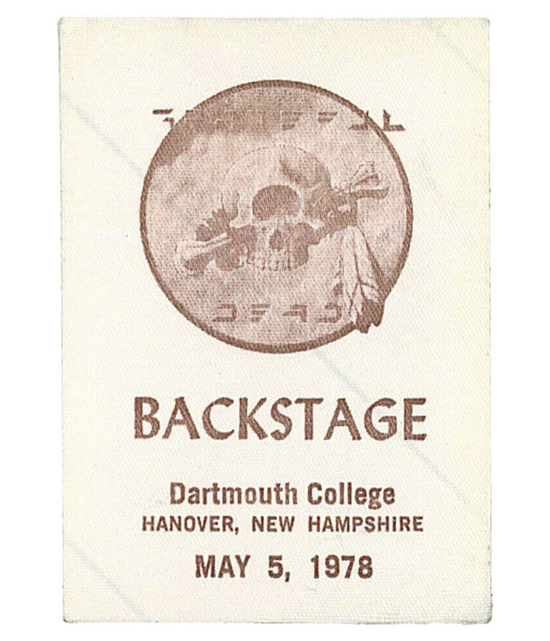 Grateful Dead 1978 05-05 Backstage Pass 3 Grateful Dead 1978 05-05 Backstage Pass
