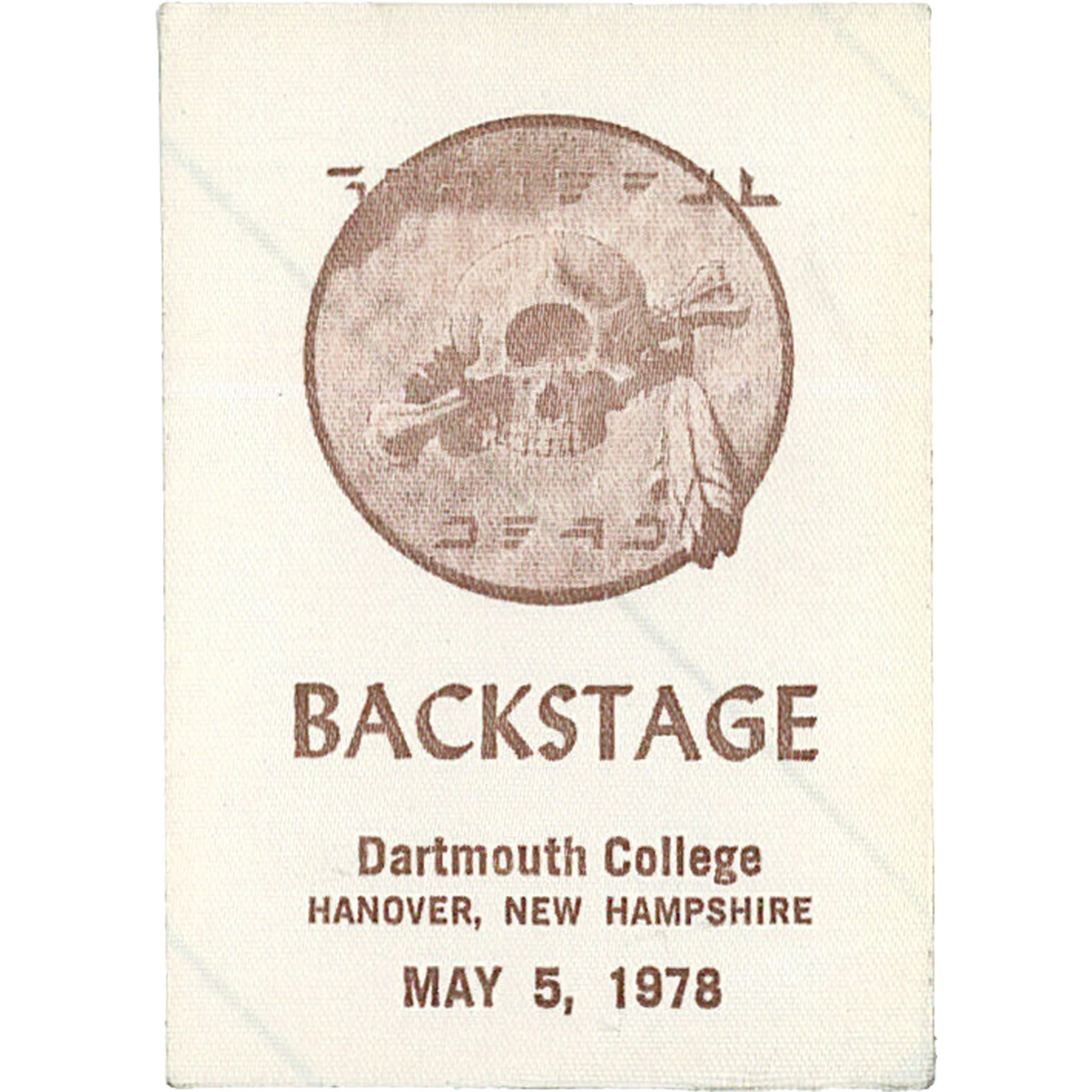 Grateful Dead 1978 05-05 Backstage Pass 4 Grateful Dead 1978 05-05 Backstage Pass - Image 2