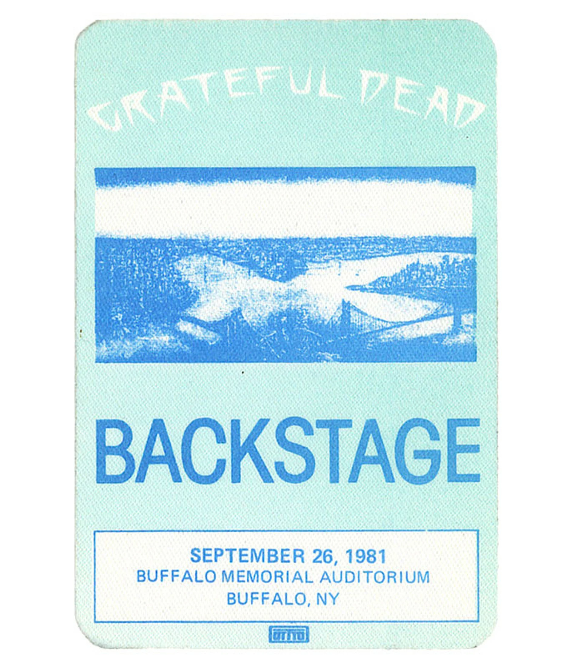 Grateful Dead 1981 09-26 Backstage Pass 3 Grateful Dead 1981 09-26 Backstage Pass