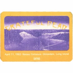 Grateful Dead 1982 04-11 Backstage Pass -MLB Shop VLT0093 00539.1389218890