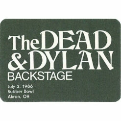 Grateful Dead 1986 07-02 Backstage Pass -MLB Shop VLT0227 18619.1389218892