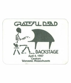 Grateful Dead 1987 04-04 Backstage Pass