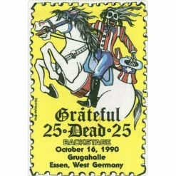 Grateful Dead 1990 10-16 Backstage Pass -MLB Shop VLT0370 42615.1389218896
