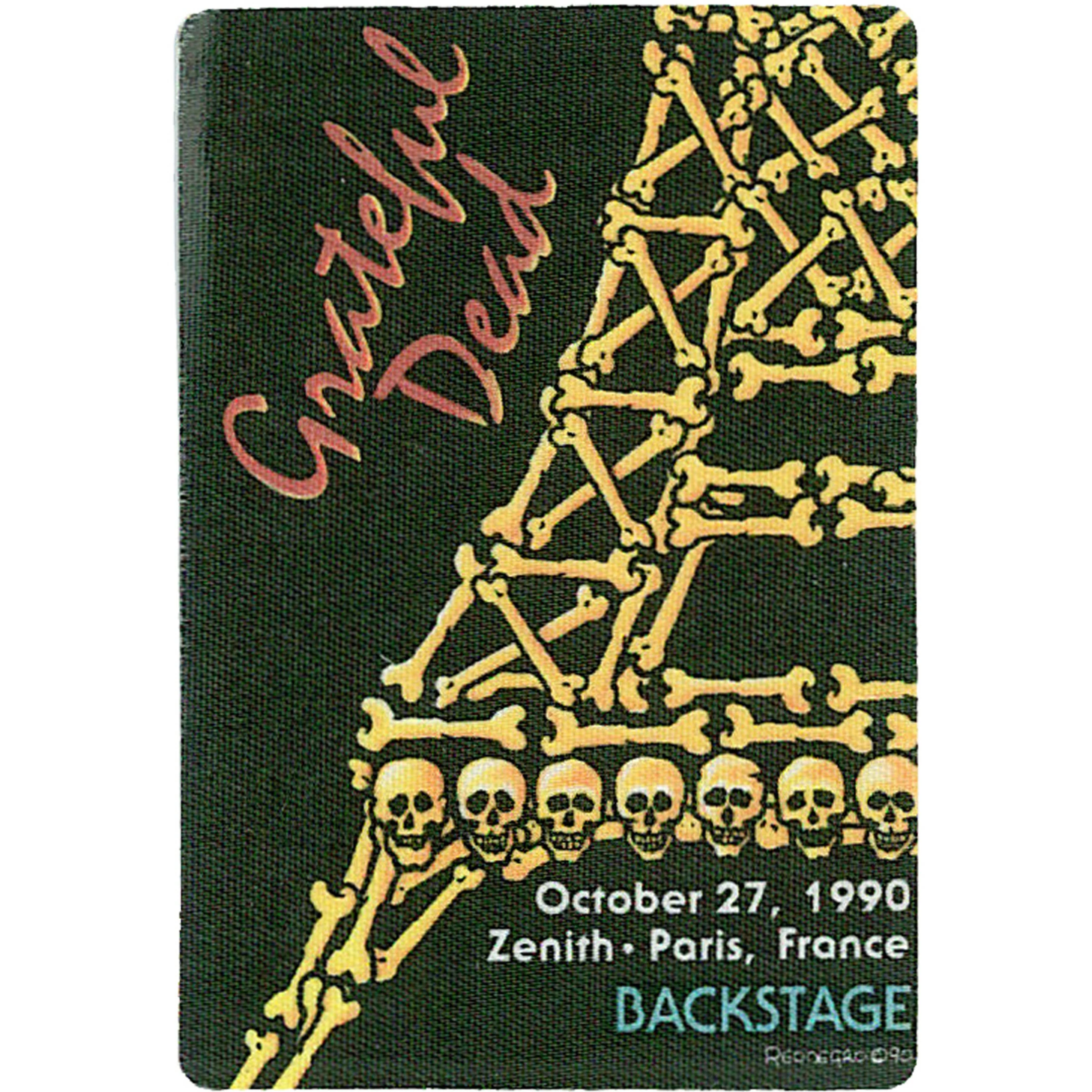 Grateful Dead 1990 10-27 Backstage Pass 4 Grateful Dead 1990 10-27 Backstage Pass - Image 2