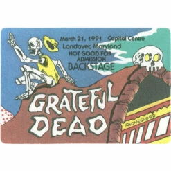 Grateful Dead 1991 03-21 Backstage Pass -MLB Shop VLT0397 12231.1389218897