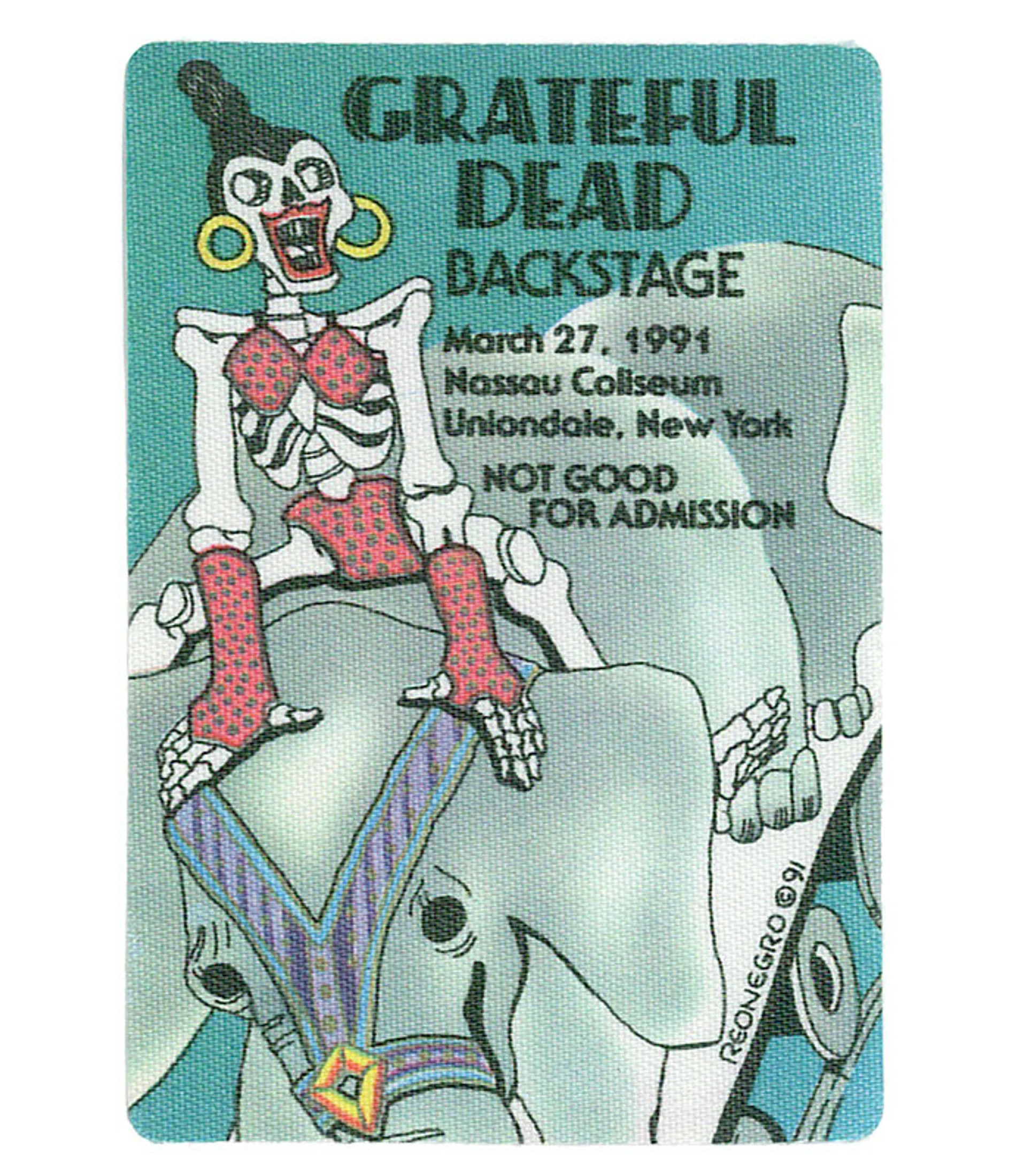 Grateful Dead 1991 03-27 Backstage Pass 3 Grateful Dead 1991 03-27 Backstage Pass