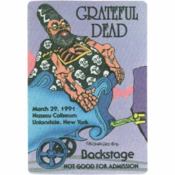 Grateful Dead 1991 03-29 Backstage Pass 5 Grateful Dead 1991 03-29 Backstage Pass -MLB Shop VLT0403 05616.1389218898