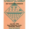 Grateful Dead 1992 06-29 Backstage Pass -MLB Shop VLT0495 81333.1569264868