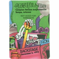 Grateful Dead 1992 12-06 Backstage Pass 5 Grateful Dead 1992 12-06 Backstage Pass -MLB Shop VLT0499 50904.1389218900