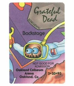 Grateful Dead 1993 02-23 Backstage Pass