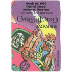 Grateful Dead 1993 03-16 Backstage Pass -MLB Shop VLT0516 50530.1389218901