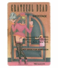 Grateful Dead 1993 09-22 Backstage Pass