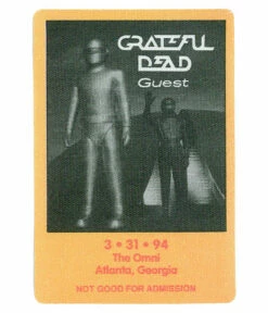 Grateful Dead 1994 03-31 Backstage Pass
