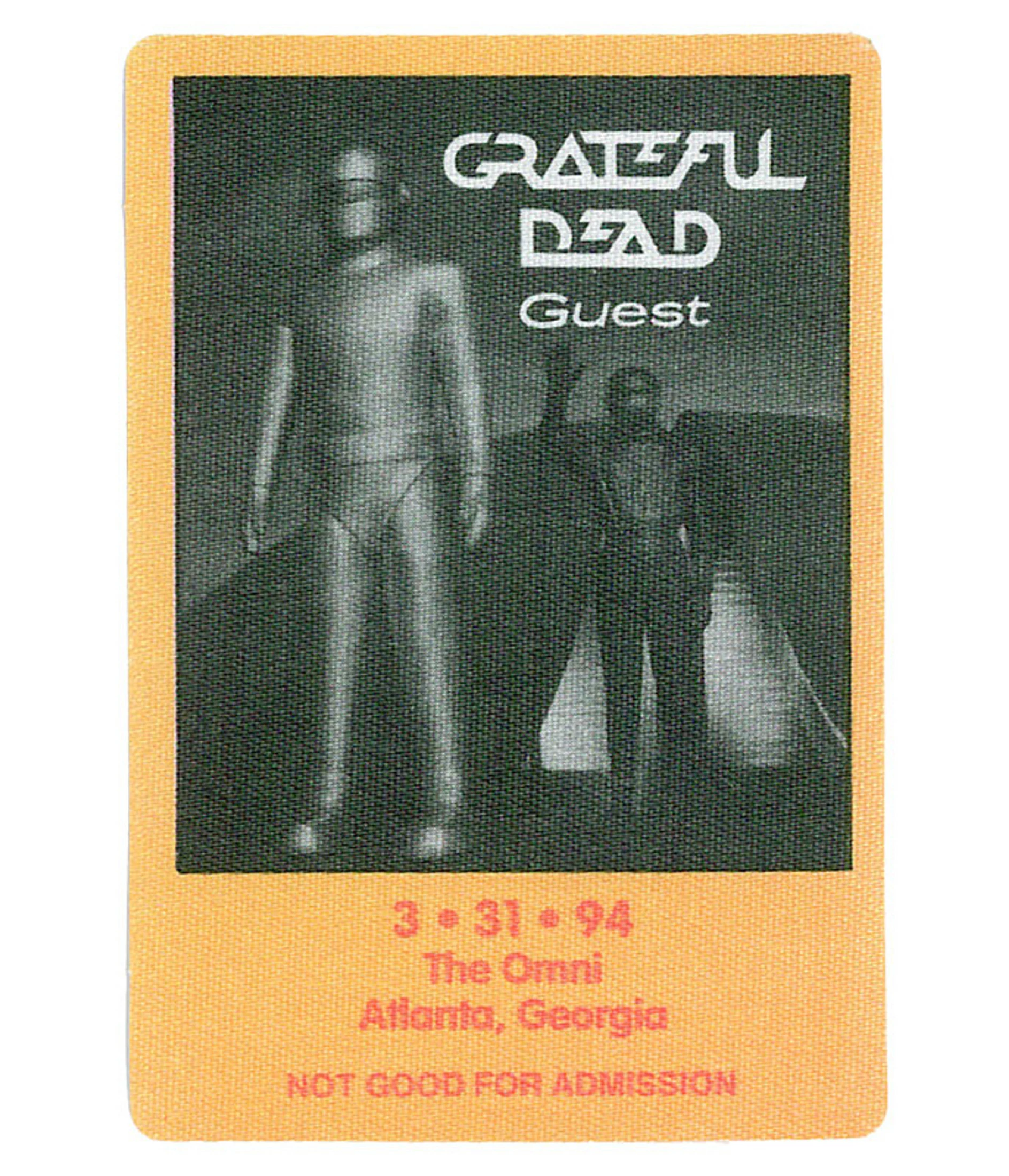 Grateful Dead 1994 03-31 Backstage Pass 3 Grateful Dead 1994 03-31 Backstage Pass