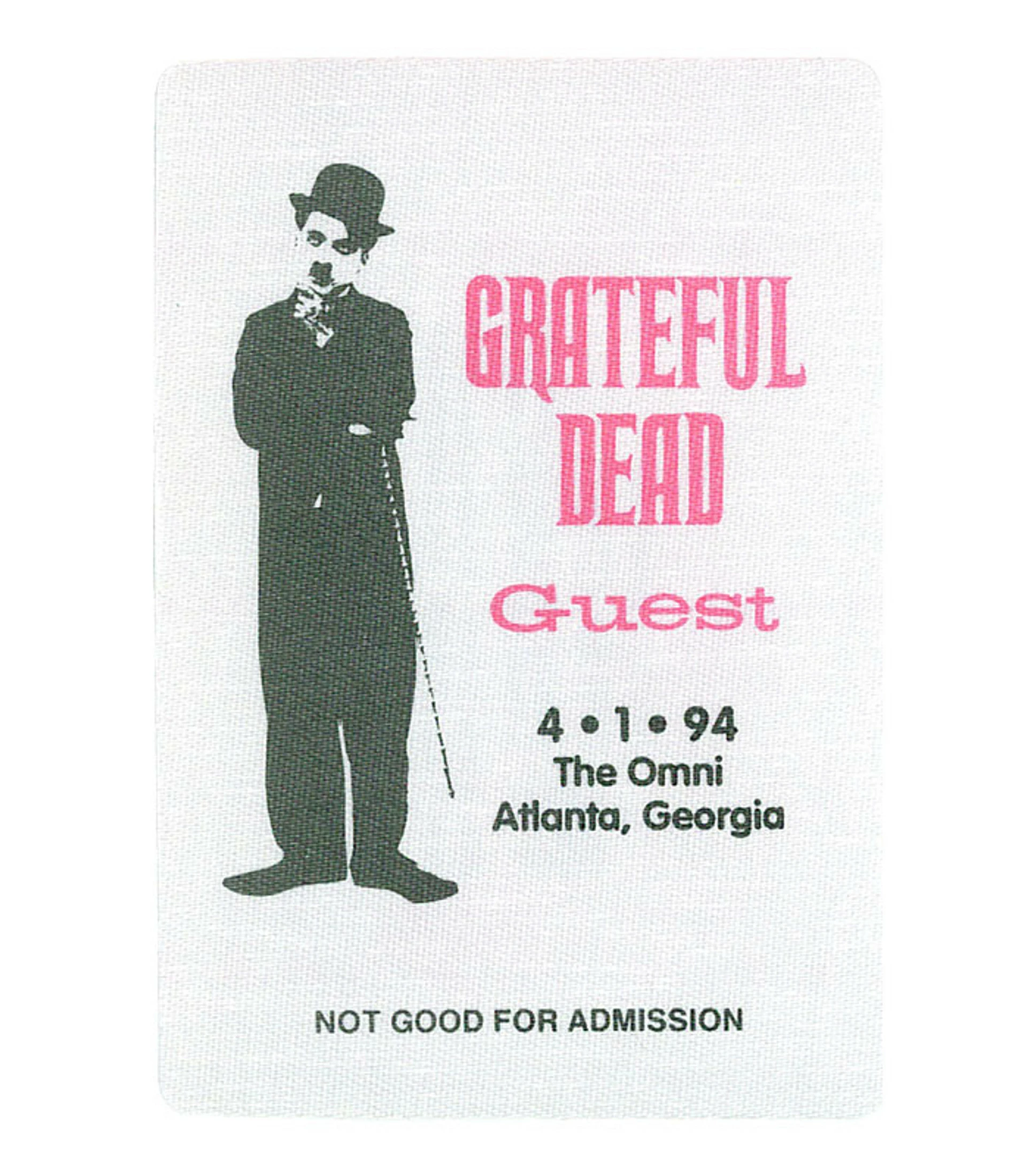Grateful Dead 1994 04-01 Backstage Pass 3 Grateful Dead 1994 04-01 Backstage Pass