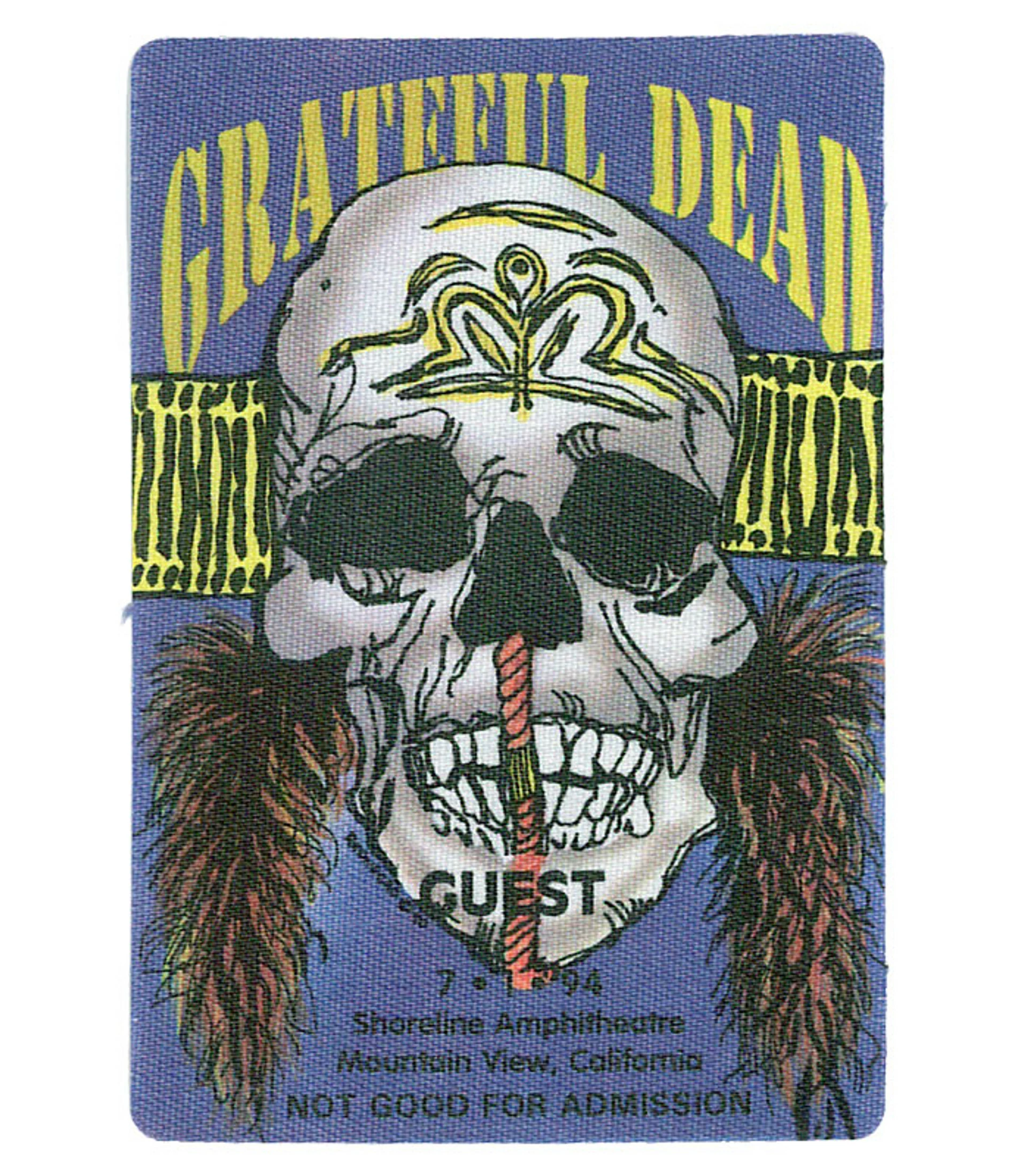 Grateful Dead 1994 07-01 Backstage Pass 3 Grateful Dead 1994 07-01 Backstage Pass