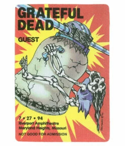 Grateful Dead 1994 07-27 Backstage Pass