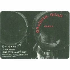 Grateful Dead 1994 10-10 Backstage Pass -MLB Shop VLT0618 56530.1389218913