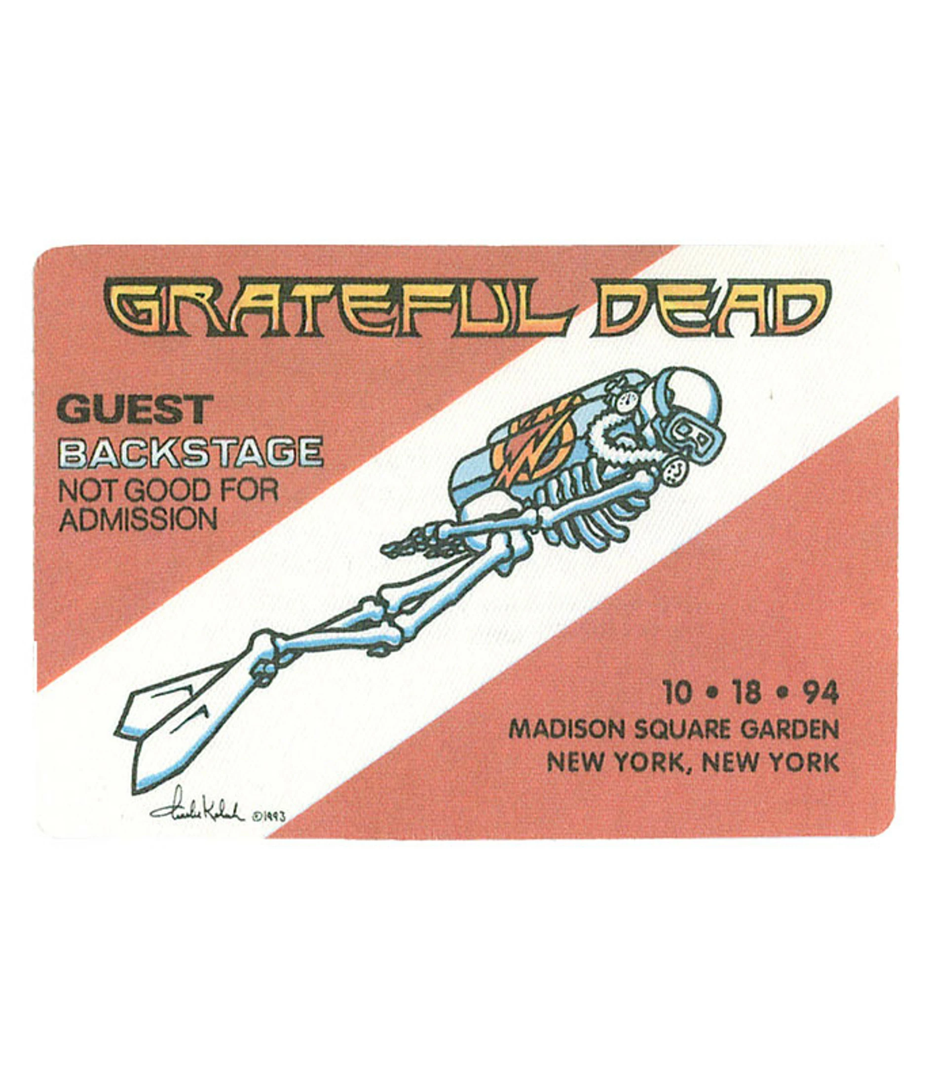 Grateful Dead 1994 10-18 Backstage Pass 3 Grateful Dead 1994 10-18 Backstage Pass