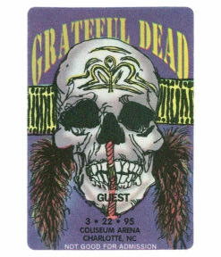 Grateful Dead 1995 03-22 Backstage Pass
